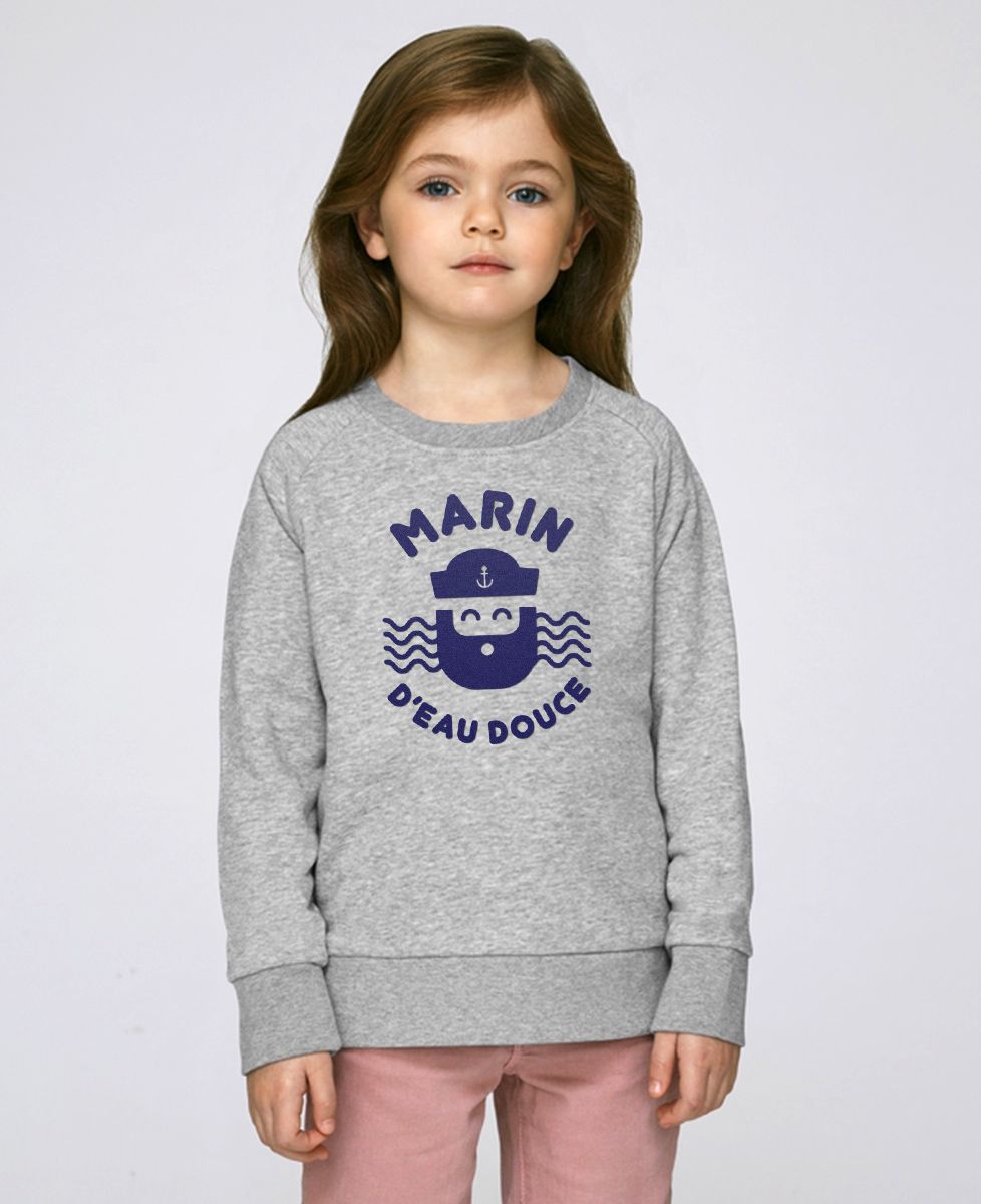 Sweatshirt enfant Marin d'eau douce