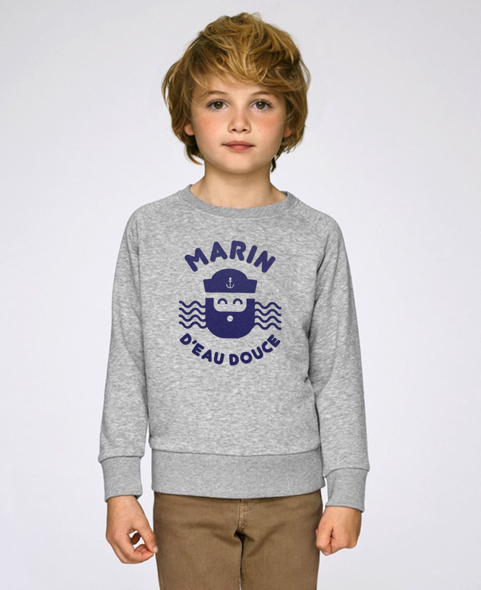 Sweatshirt enfant Marin d'eau douce