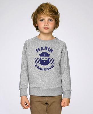 Sweatshirt enfant Marin d'eau douce