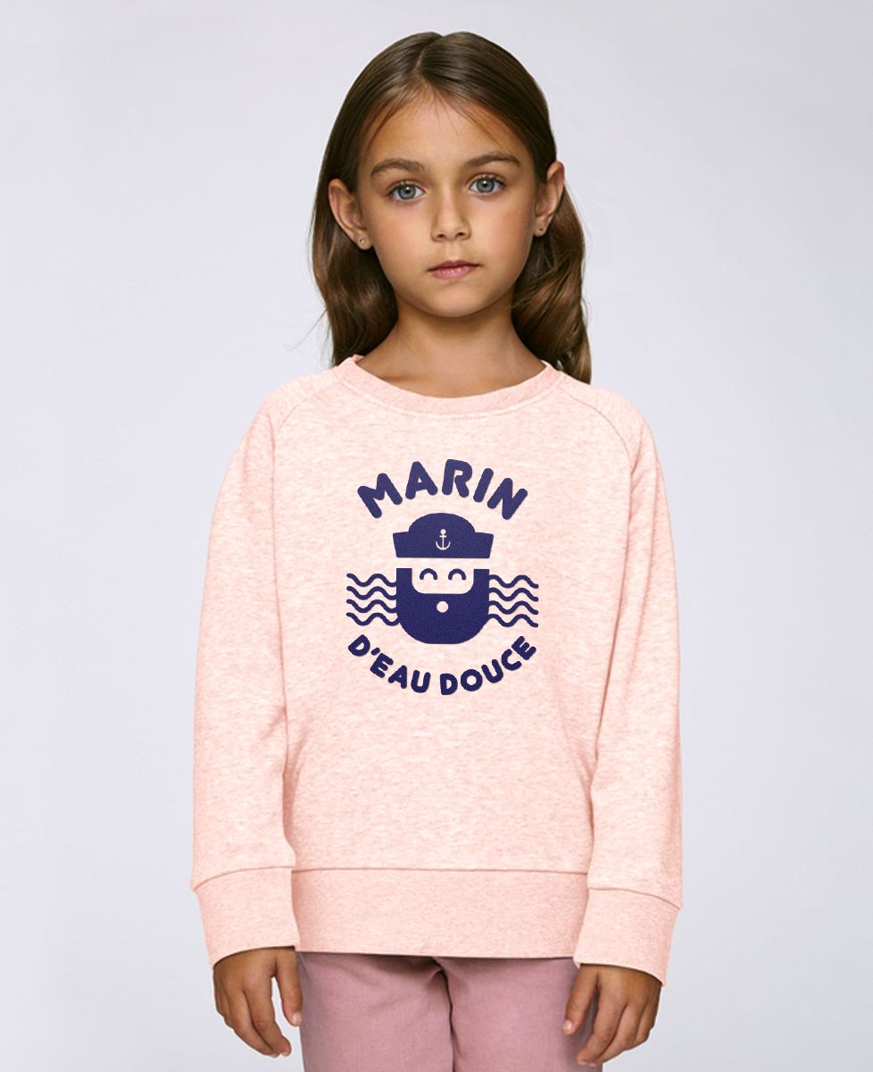 Sweatshirt enfant Marin d'eau douce