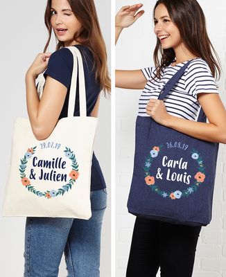 Tote bag Mariage personnalisé