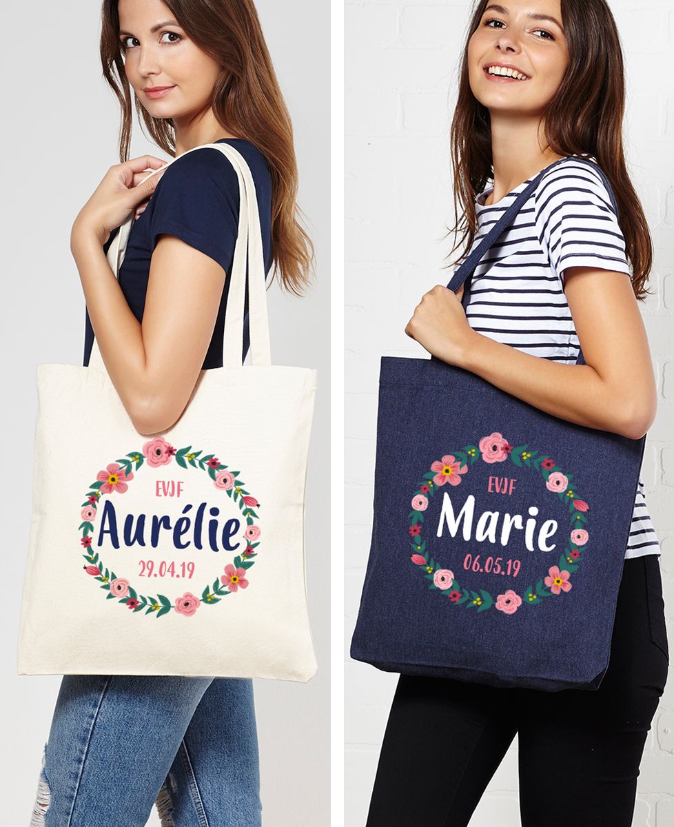 Tote bag EVJF personnalisé