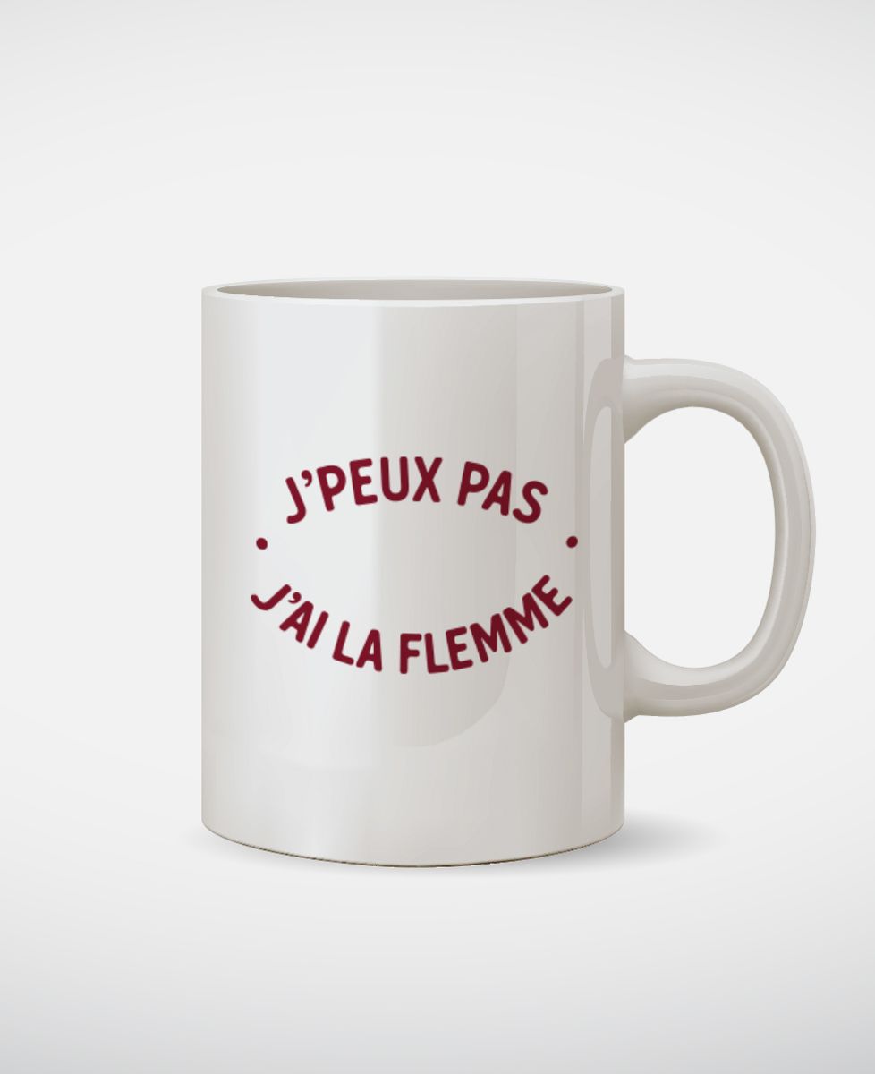 Mug J'peux pas j'ai la flemme