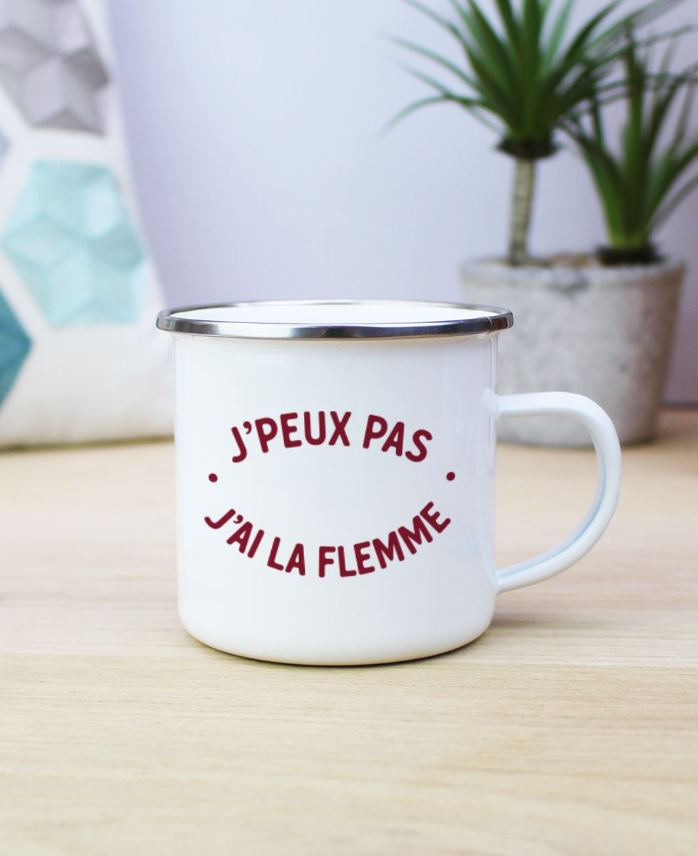 Mug J'peux pas j'ai la flemme