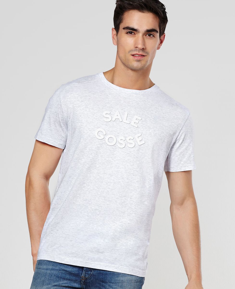 T-Shirt homme Sale gosse (Effet velours)