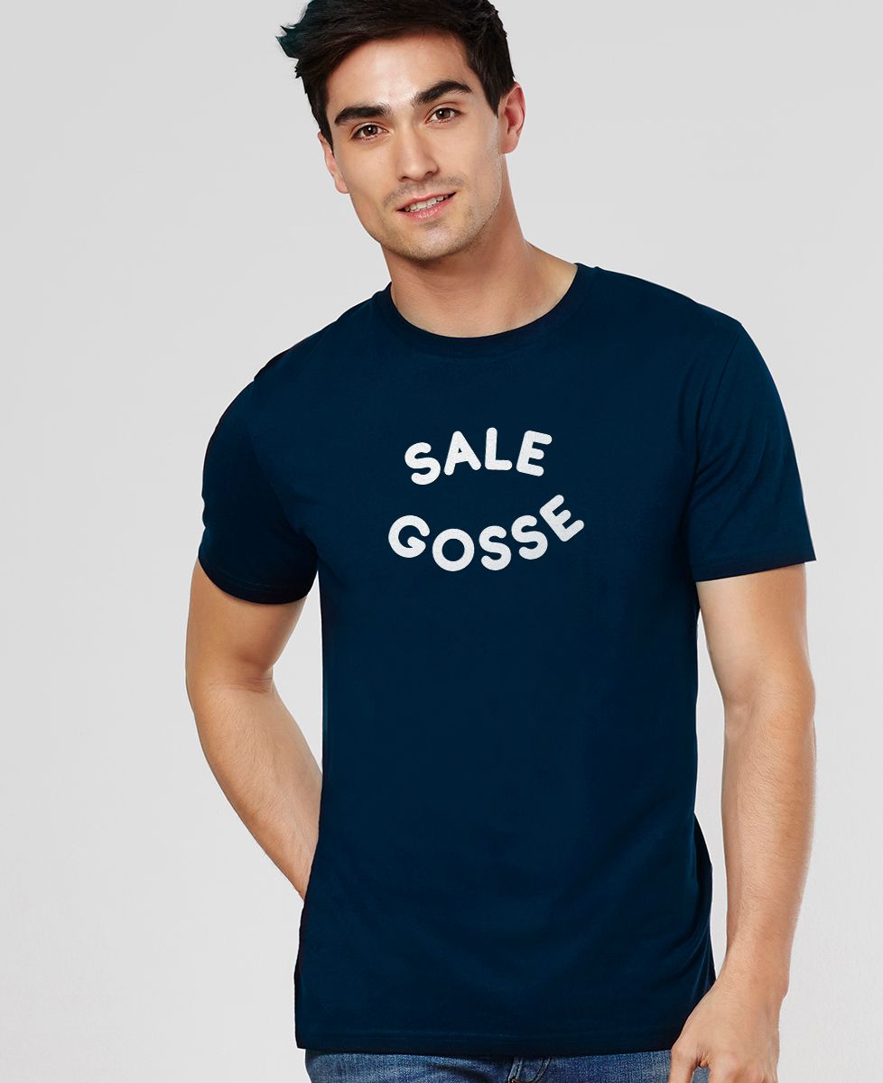 T-shirt homme Sale gosse (Effet velours)