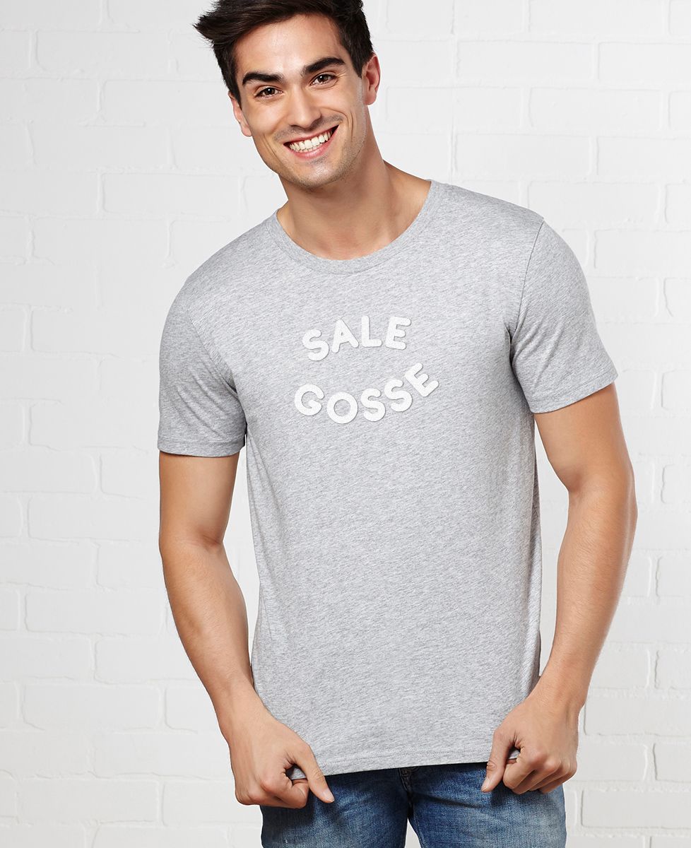 T-Shirt homme Sale gosse (Effet velours)