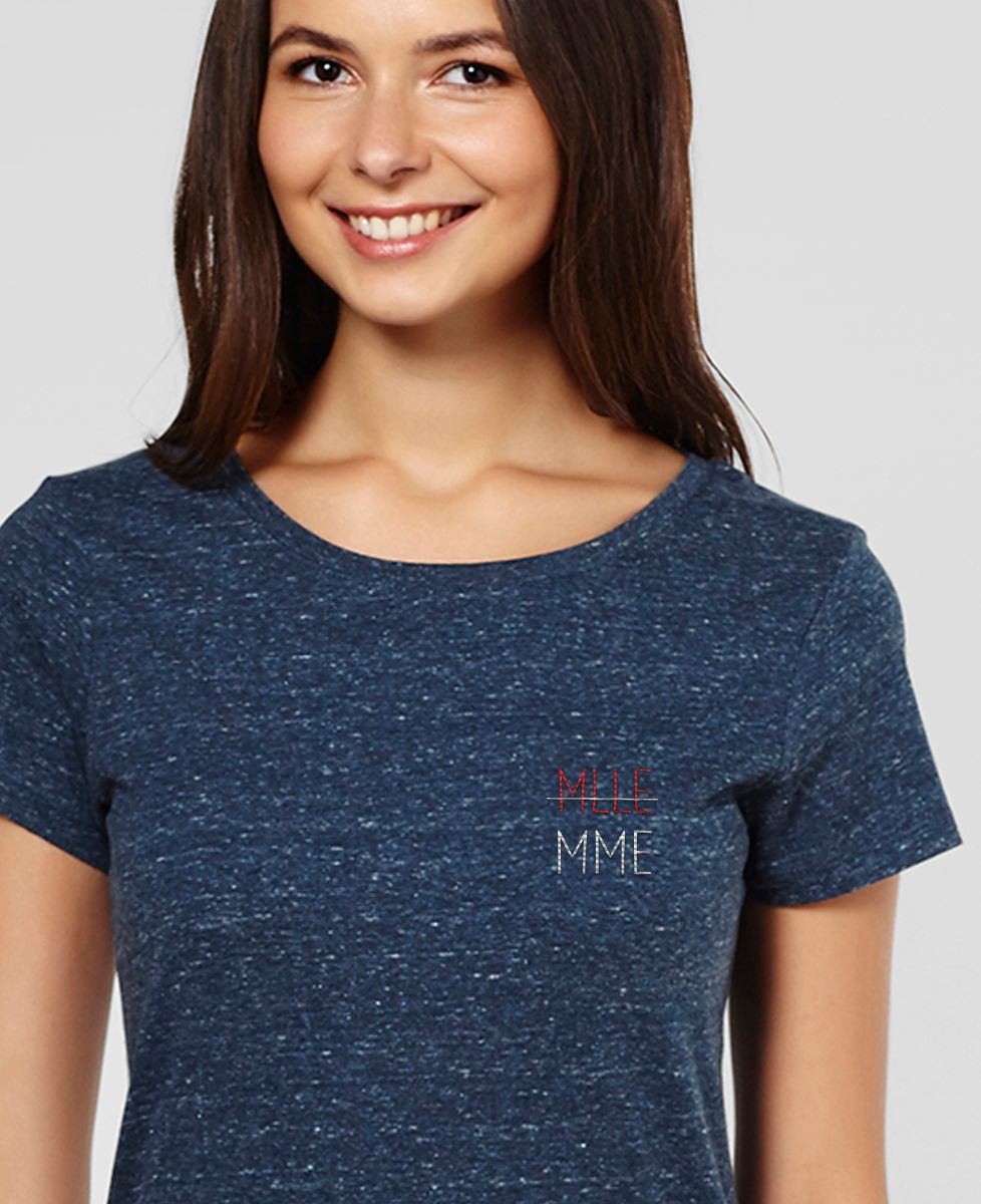 T-Shirt femme MLLE - MME (brodé)