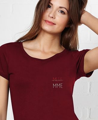 T-Shirt femme MLLE - MME (brodé)