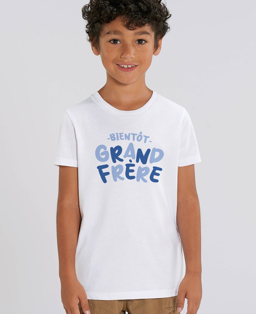 T-shirt enfant Bientôt grand frère - Cadeaux Frère