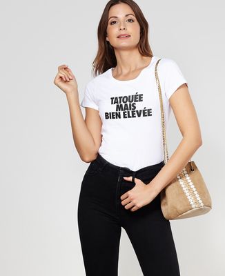 T-Shirt femme Tatouée mais bien élevée