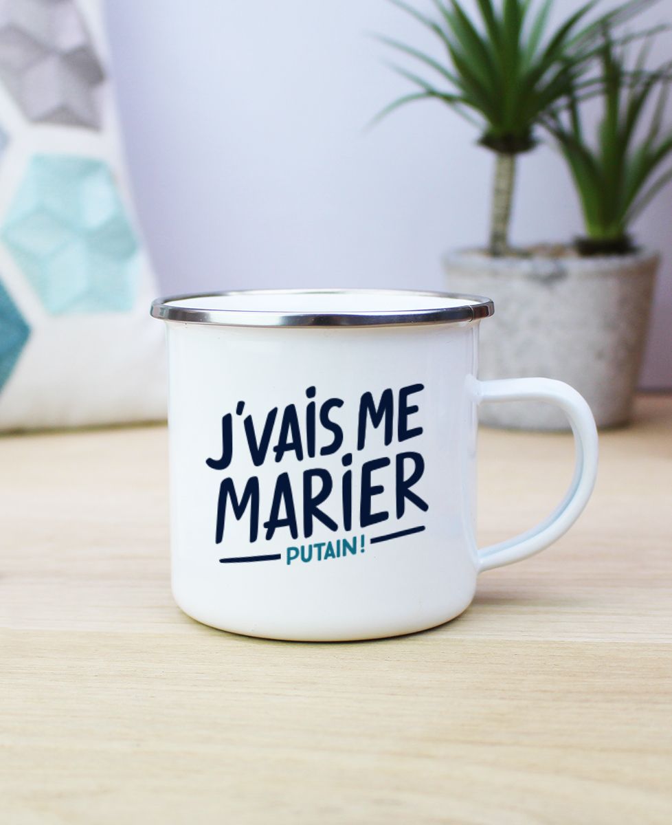 Mug J'vais me marier putain !