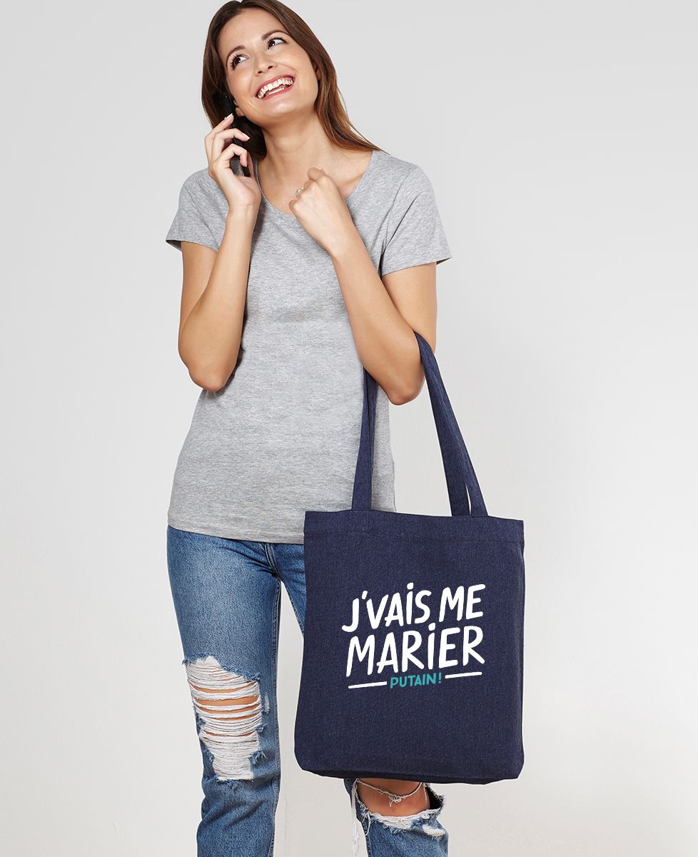 Tote bag J'vais me marier putain !