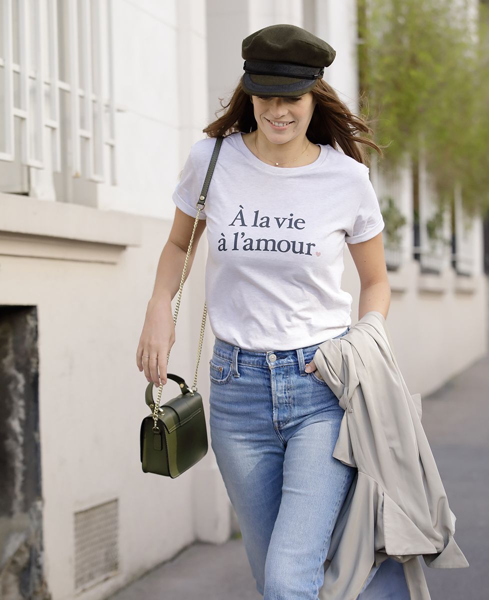 T-Shirt femme À la vie, à l'amour