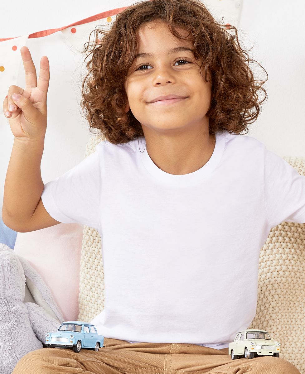 T-shirt enfant Message imprimé personnalisé - Manuscrit - Sport, Apéro, Cadeaux Couple