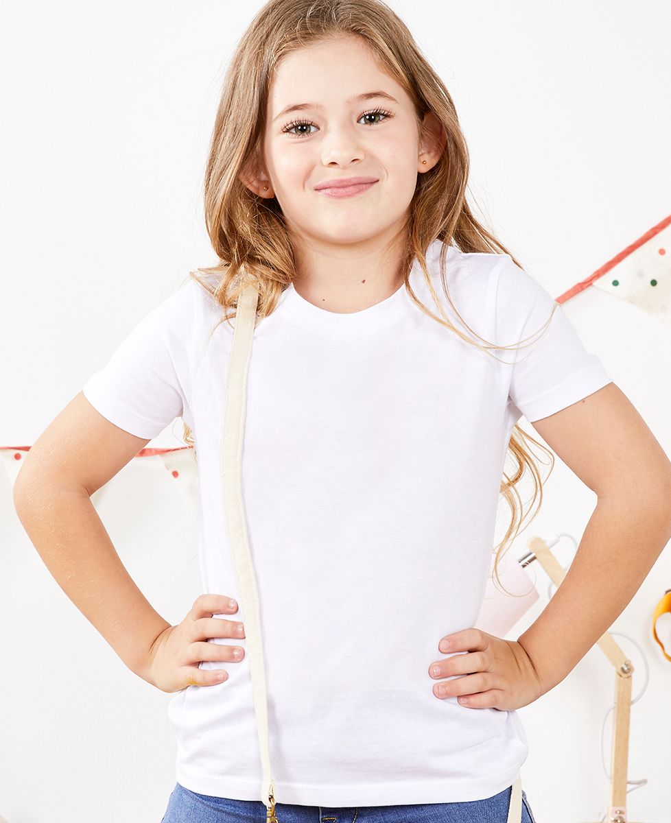 Child T-Shirt Custom small embroidered heart - Couple gifts