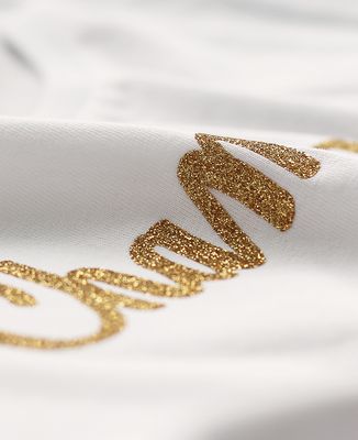 T-Shirt femme Champagne ! (Effet paillettes)