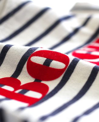 T-Shirt femme Bonjour (Effet velours)