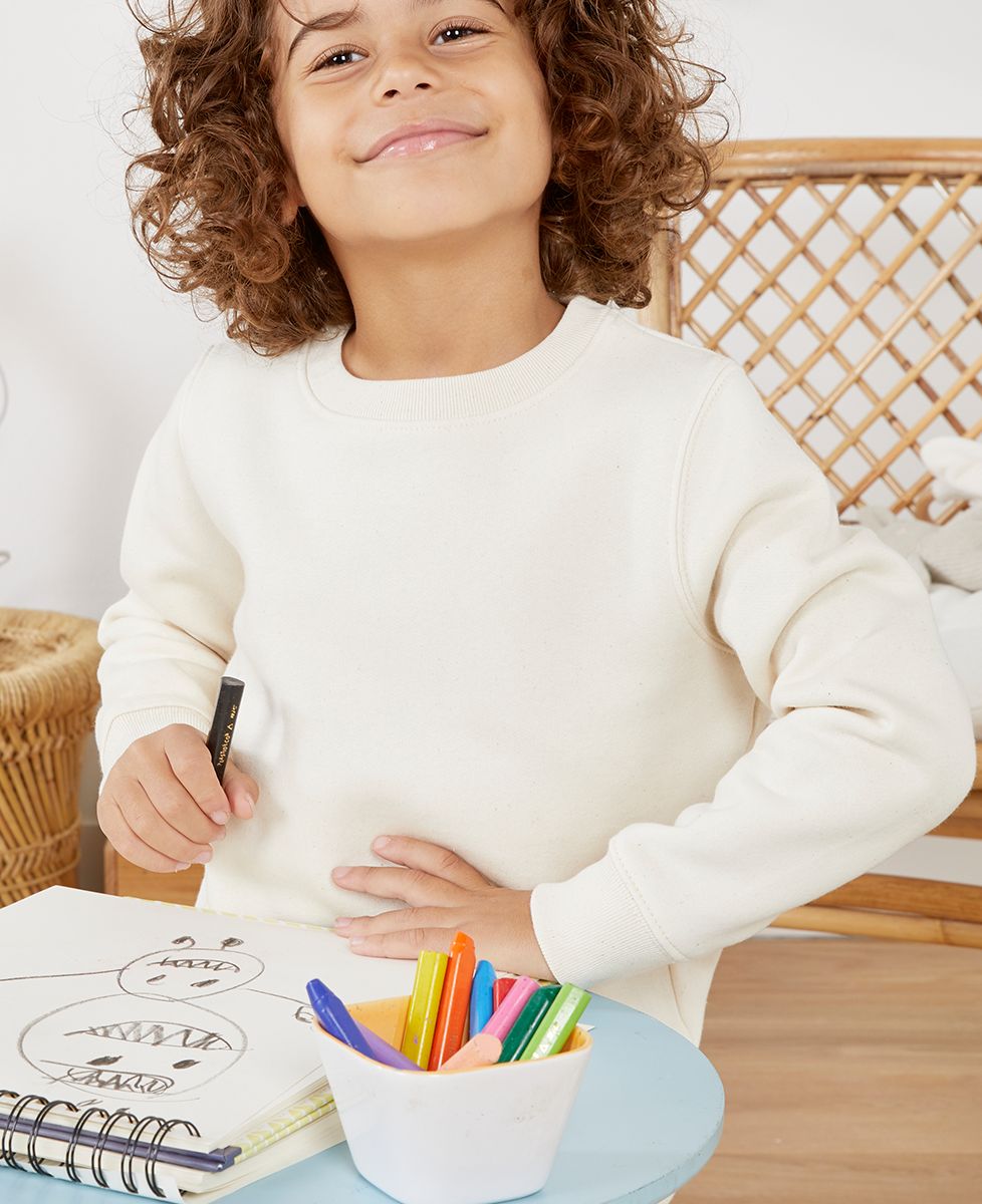 Sweater voor kinderen Superheldenfamilie gepersonaliseerd