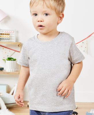 T-shirt Bébé Manches Courtes 100% Coton - Motif Île De La Réunion - Tailles 3 à 18 Mois