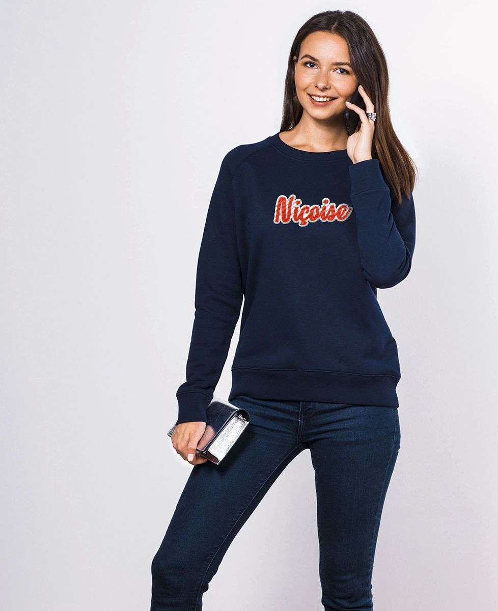 Sweatshirt femme Niçoise (Broderie)