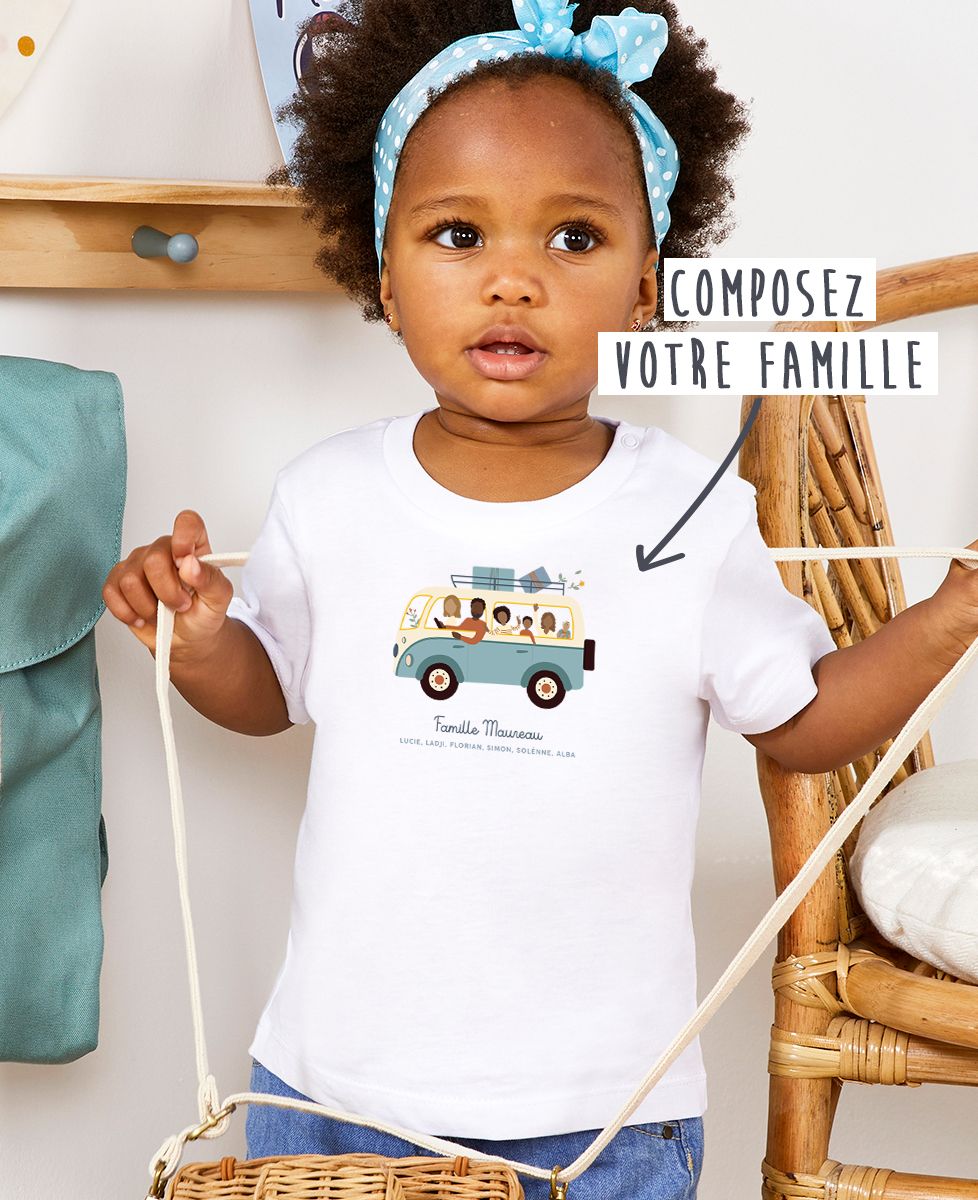 Shirt Personnalisé T Shirt Papa Maman Bebe T-shirt Bébé Famille En