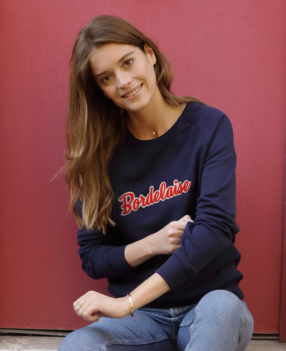 Sweatshirt femme Bordelaise (Broderie)