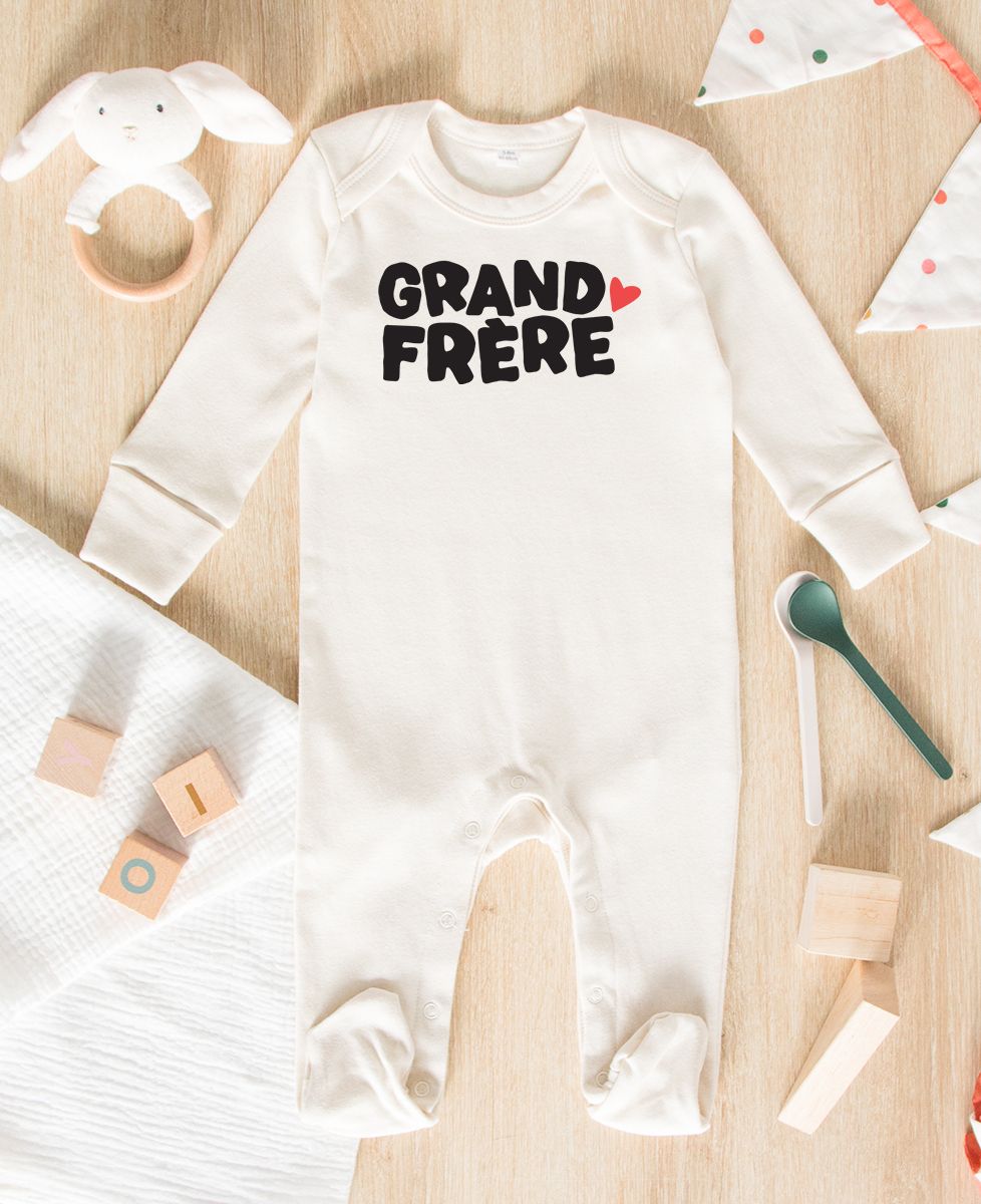 Pyjama bébé Grand frère - Cadeaux Frère