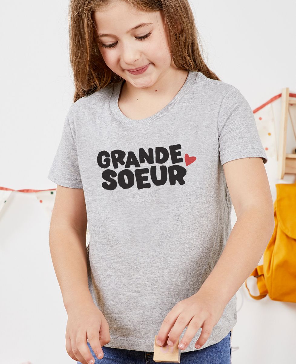 Petit Frère T Shirt Super Grande Soeur Tasse Maman Set Grand Frère