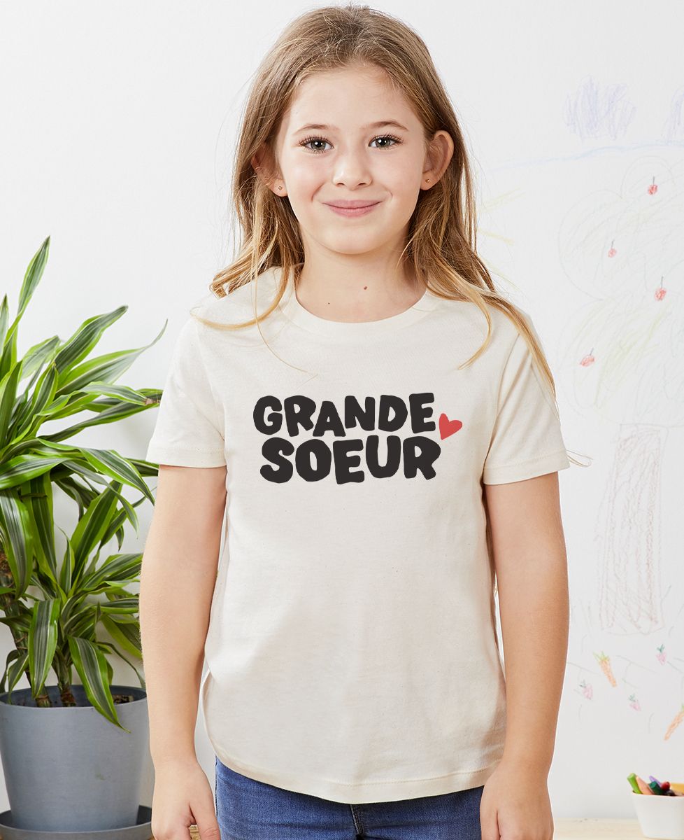 T-shirt "Future Grande Sœur 2025" - Annonce Naissance - Cadeau Mignon Pour Grande Sœur - 3
