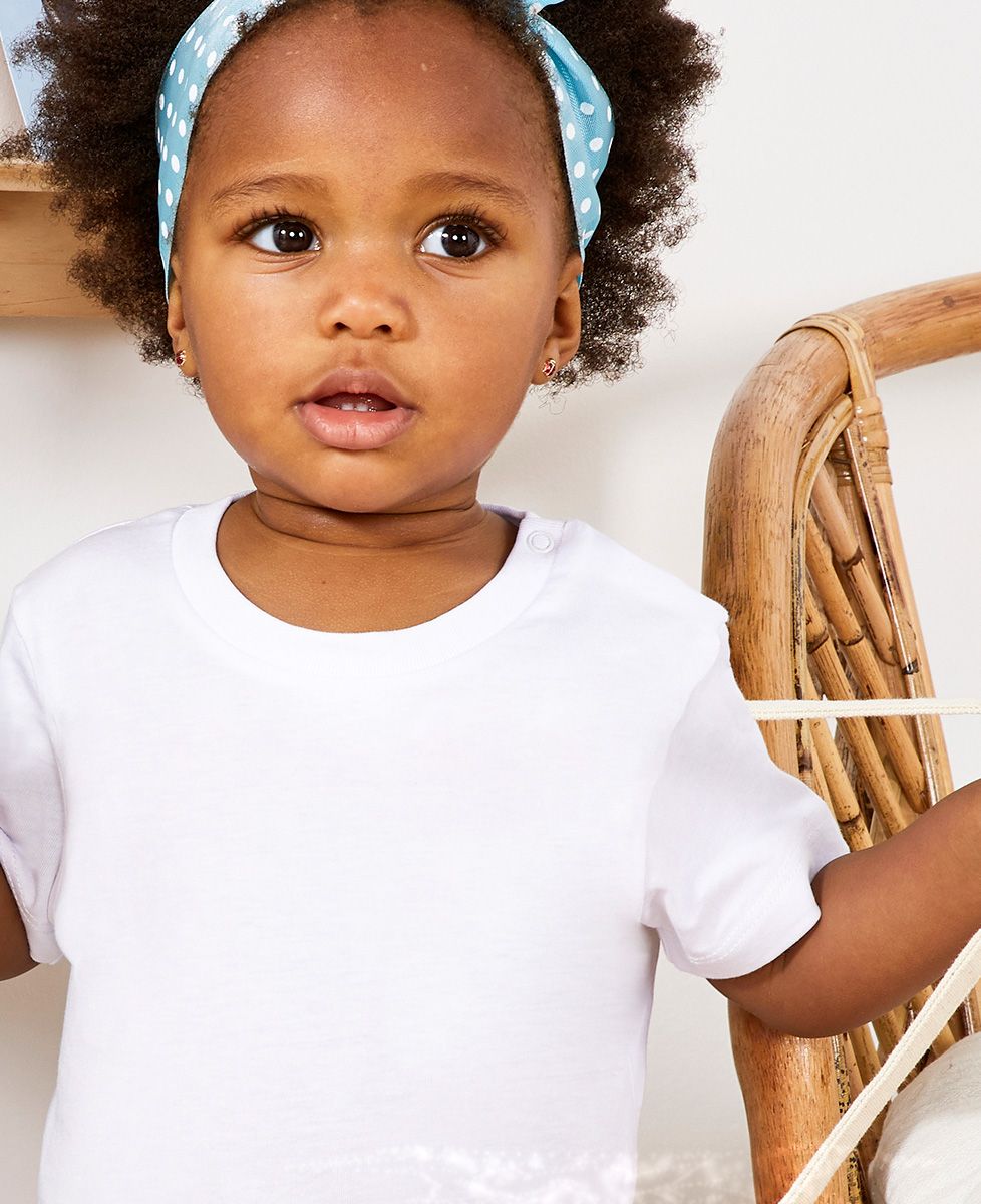 T-shirt bébé Addition de prénoms brodé personnalisé
