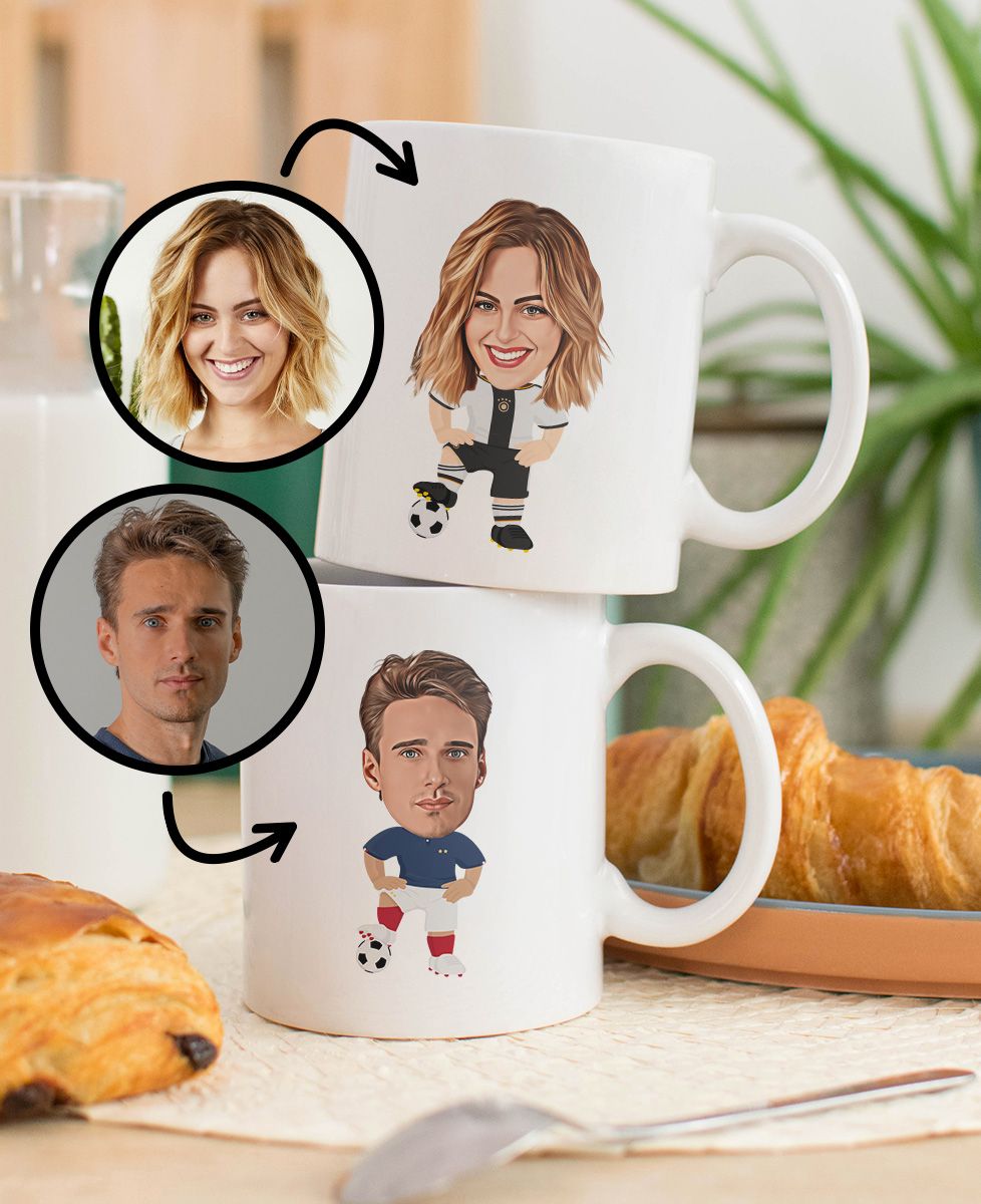 Tazza Personalizzata Sampdoria - Ceramica Da 9,5cm Con Nome E Numero Per Tifosi