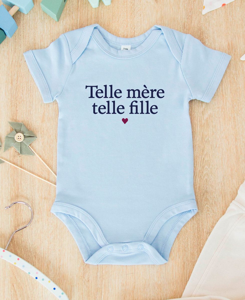 Body Telle mère telle fille - Cadeaux Maman, Cadeaux Mamie, Duo assortis