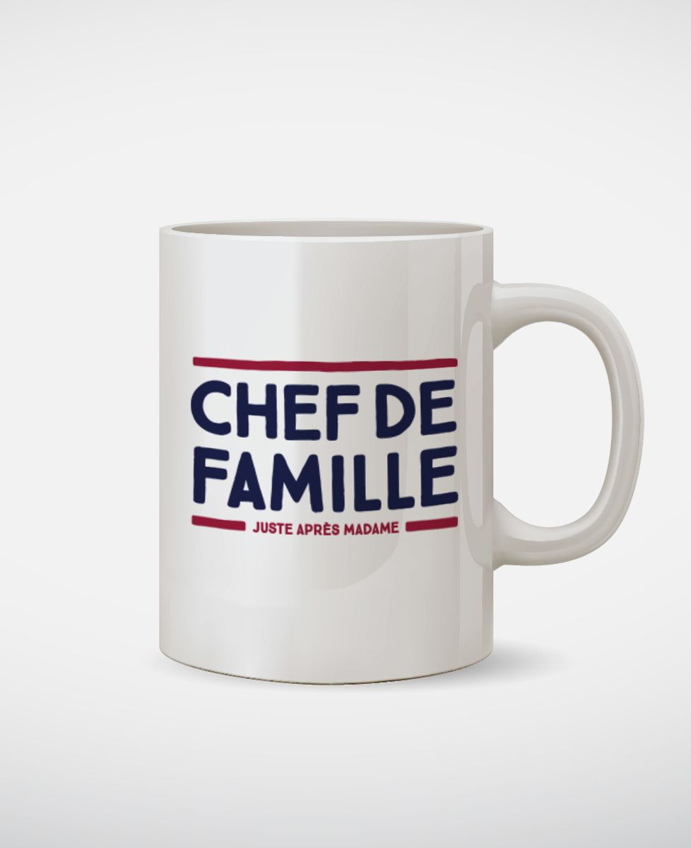 Mug Chef de famille - Cadeaux Papa