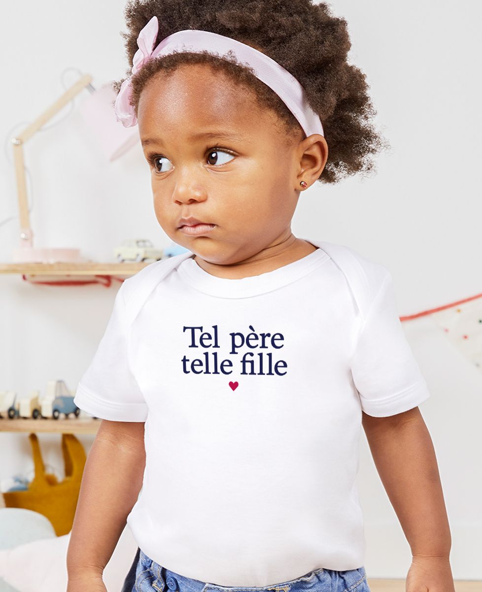 Body Tel père telle fille - Cadeaux Papa, Cadeaux Couple, Duo assortis