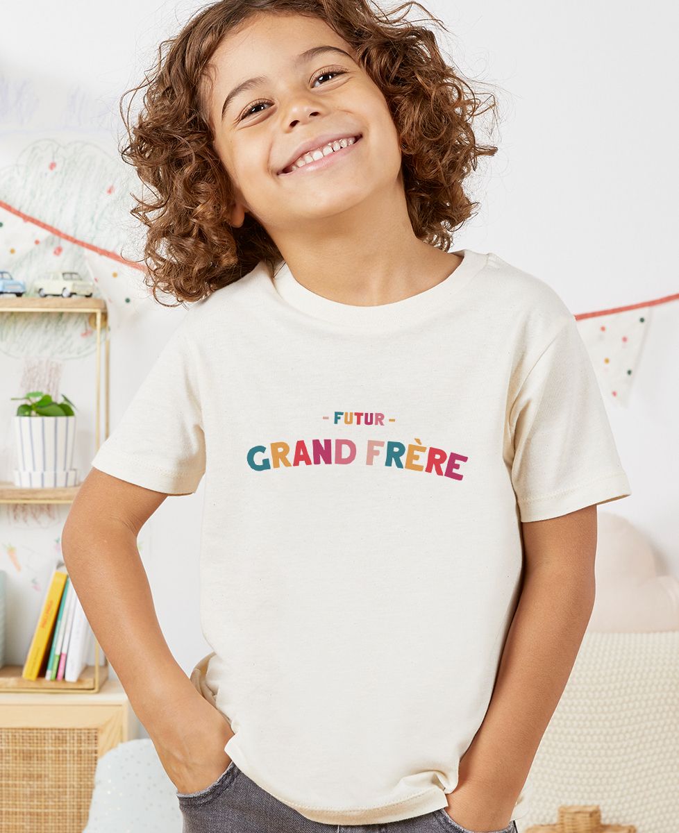 T-shirt enfant Futur grand frère - Cadeaux Frère