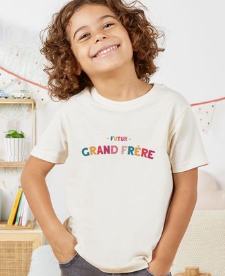 HOT Grand Frère T Shirt Enfant Garcon T-shirt Enfant Futur Grand