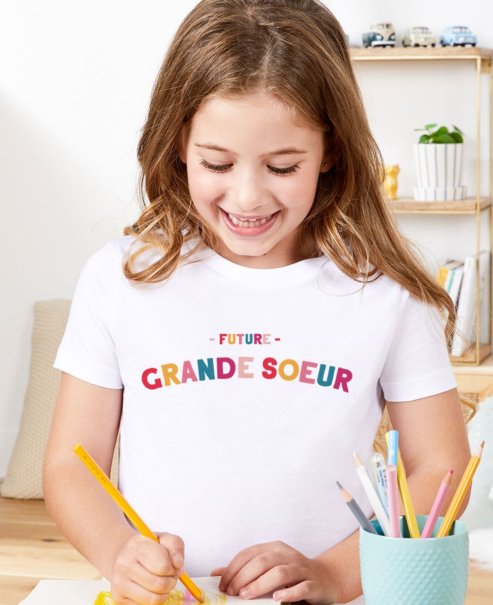 T-shirt enfant Future grande soeur - Cadeau Soeur