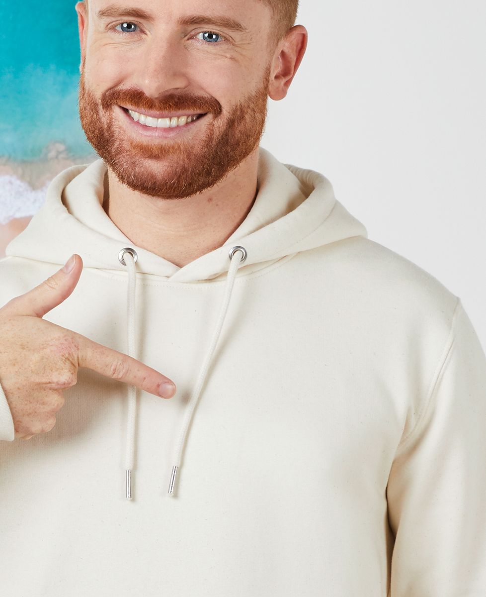 Sudadera con capucha para hombre Pareja besándose bordada personalizada - Regalos para parejas