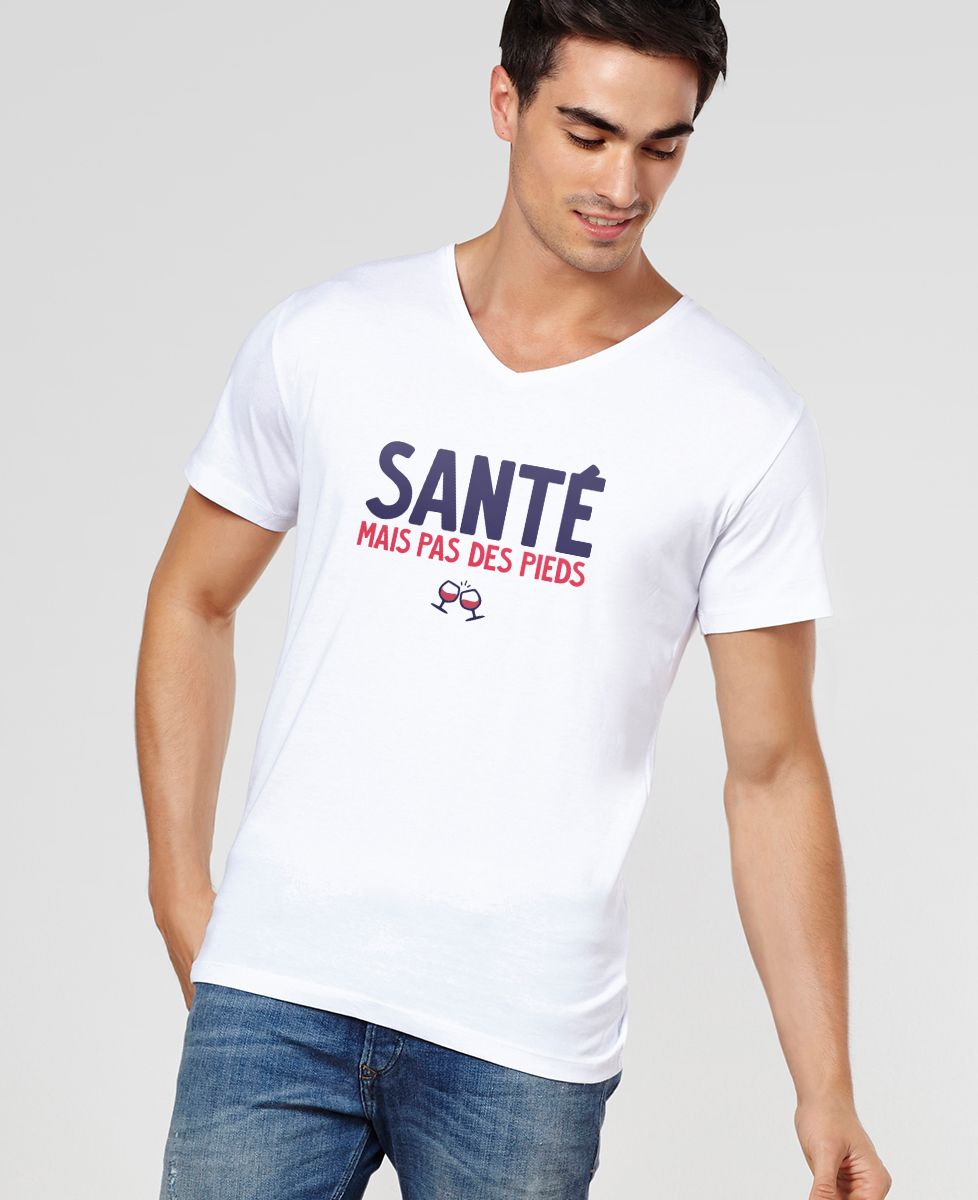 T-Shirt homme Santé mais pas des pieds