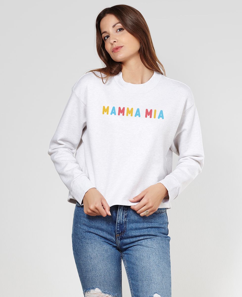 Sweatshirt femme Mamma Mia