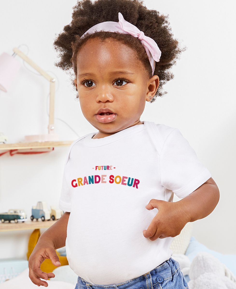 Shirt Personnalisé Tee Shirt Annonce Grande Soeur Body Future