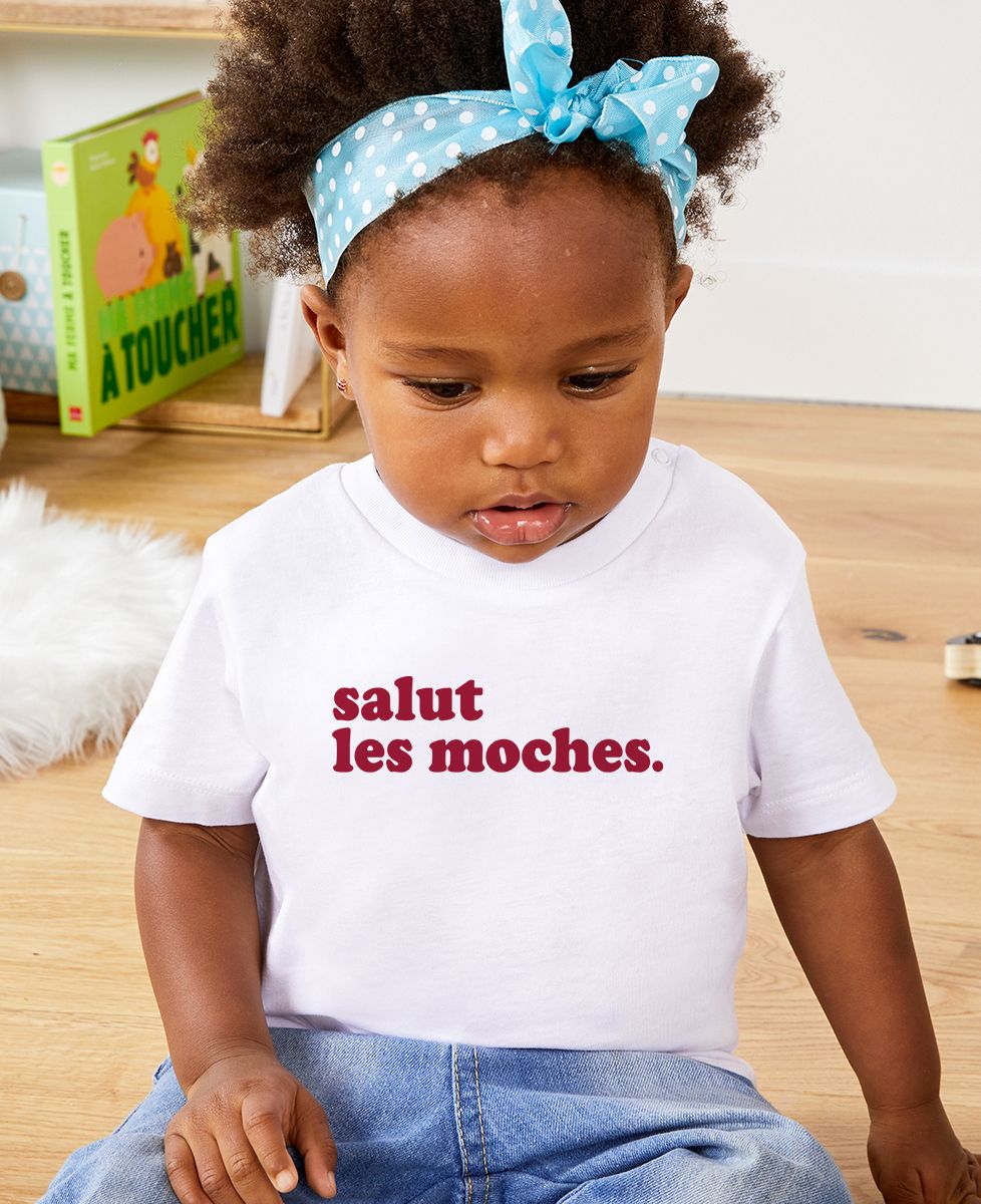 T-shirt bébé Salut les moches