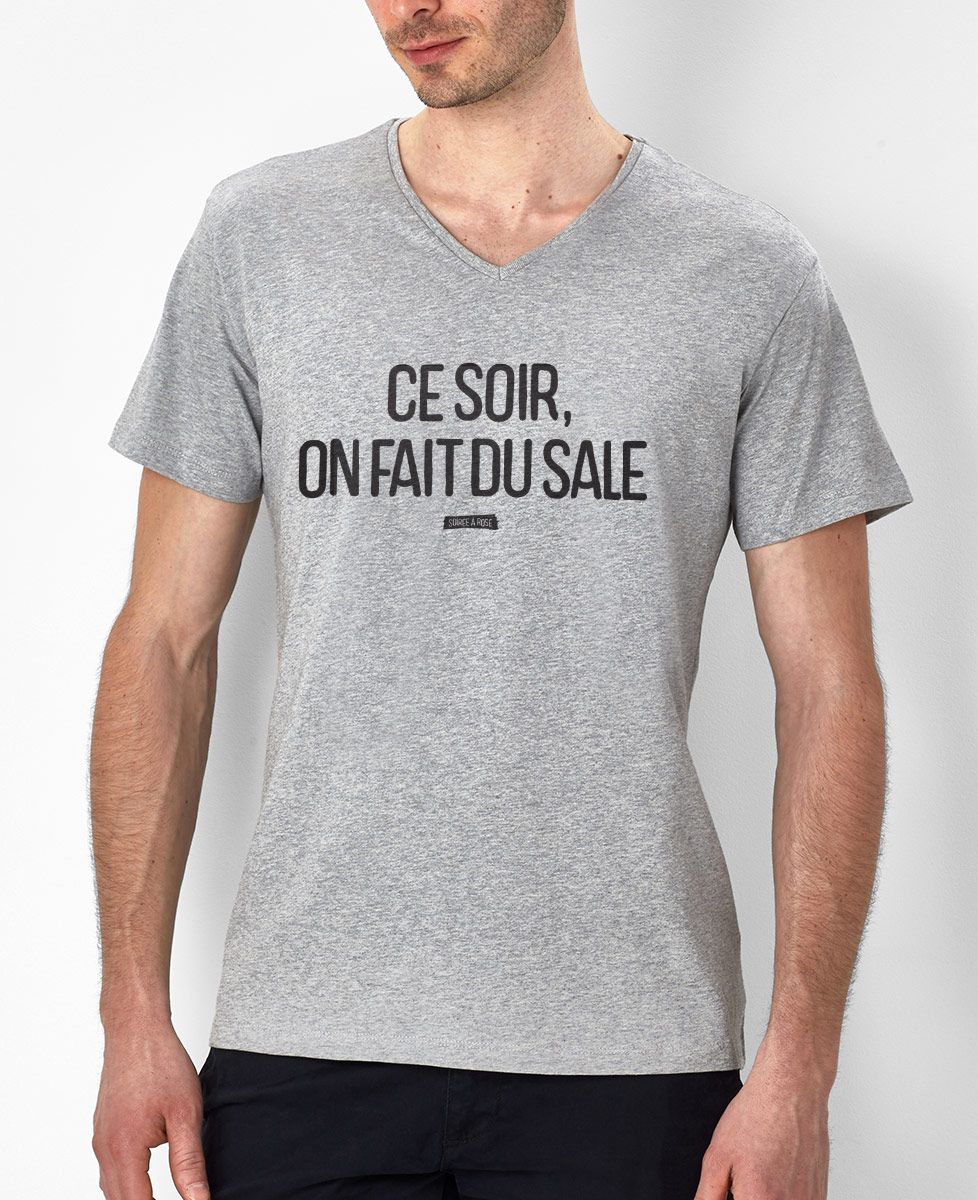 T-Shirt homme Ce soir on fait du sale