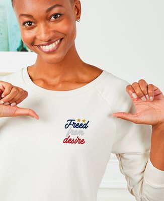 Sweatshirt femme Freed from desire (brodé) - Sport, Football