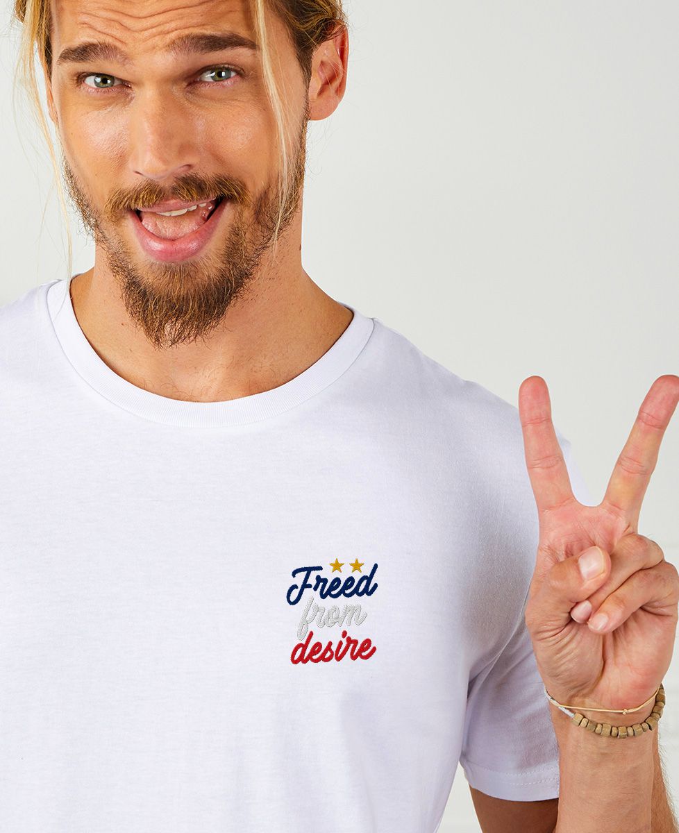 T-shirt homme Freed from desire (brodé) - Sport, Football