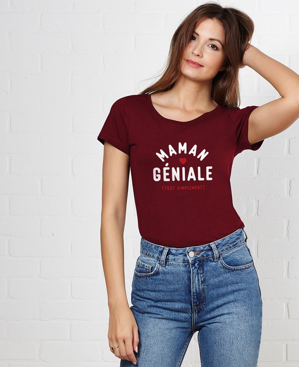 T-Shirt femme Maman géniale