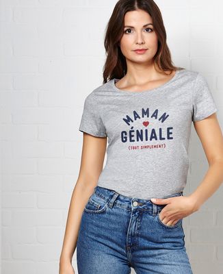 T-Shirt femme Maman géniale