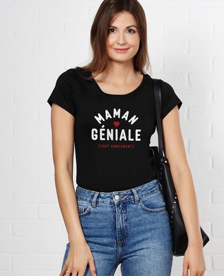 T-Shirt femme Maman géniale
