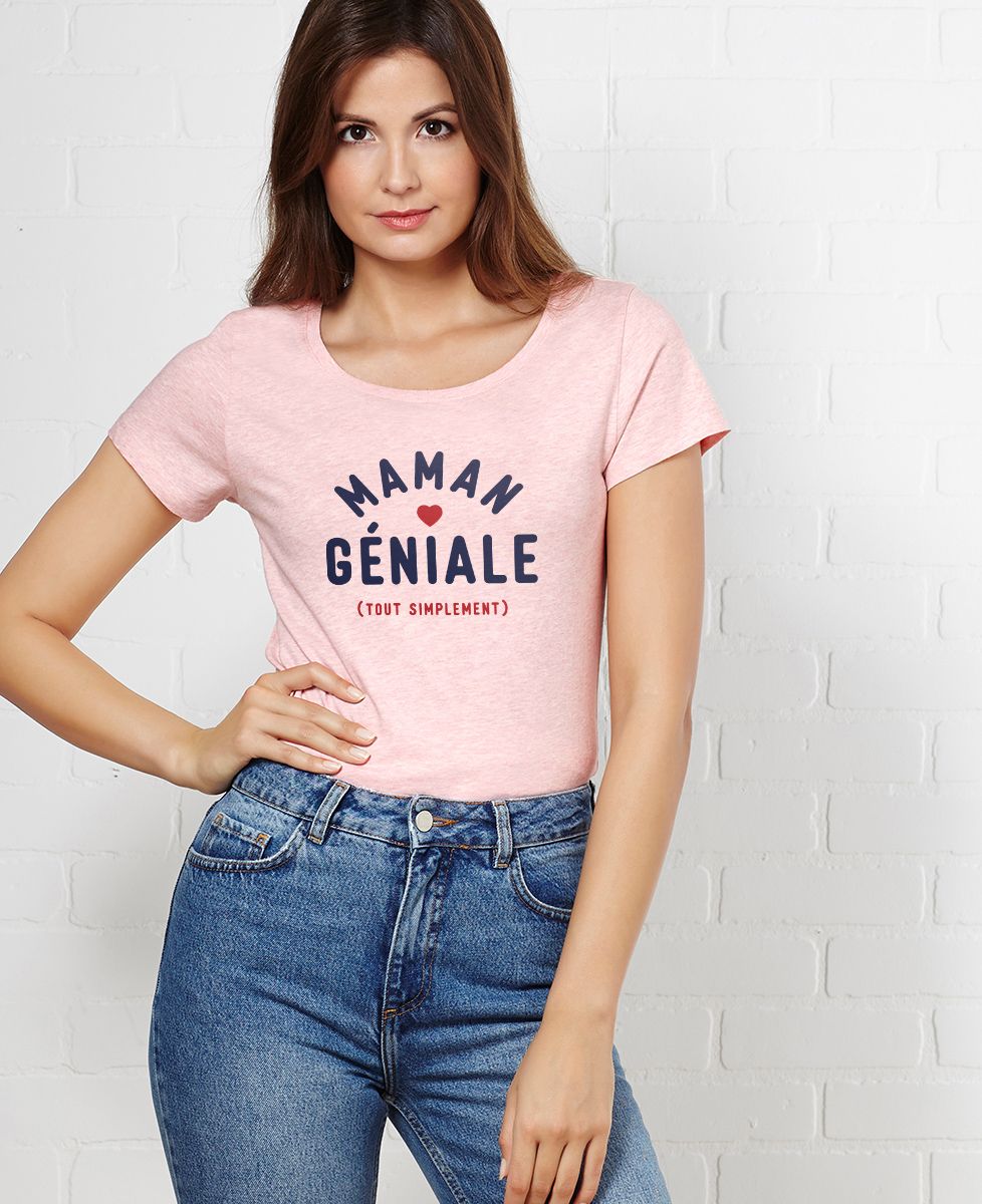 T-Shirt femme Maman géniale